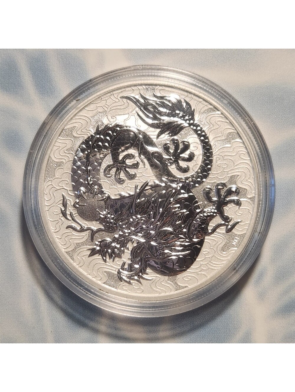 Gorgeous 1 oz .999 Fine Silver ORIENTAL DRAGON Australian Mint One Dollar 2021
